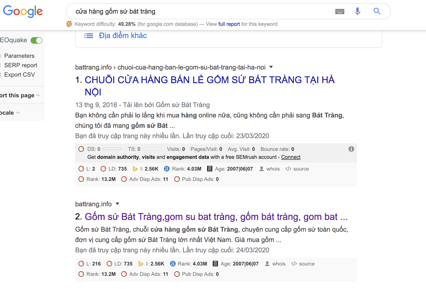 cua hang gom su bat trang